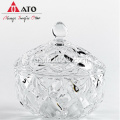 Clear Glass Candy Jar с крышкой